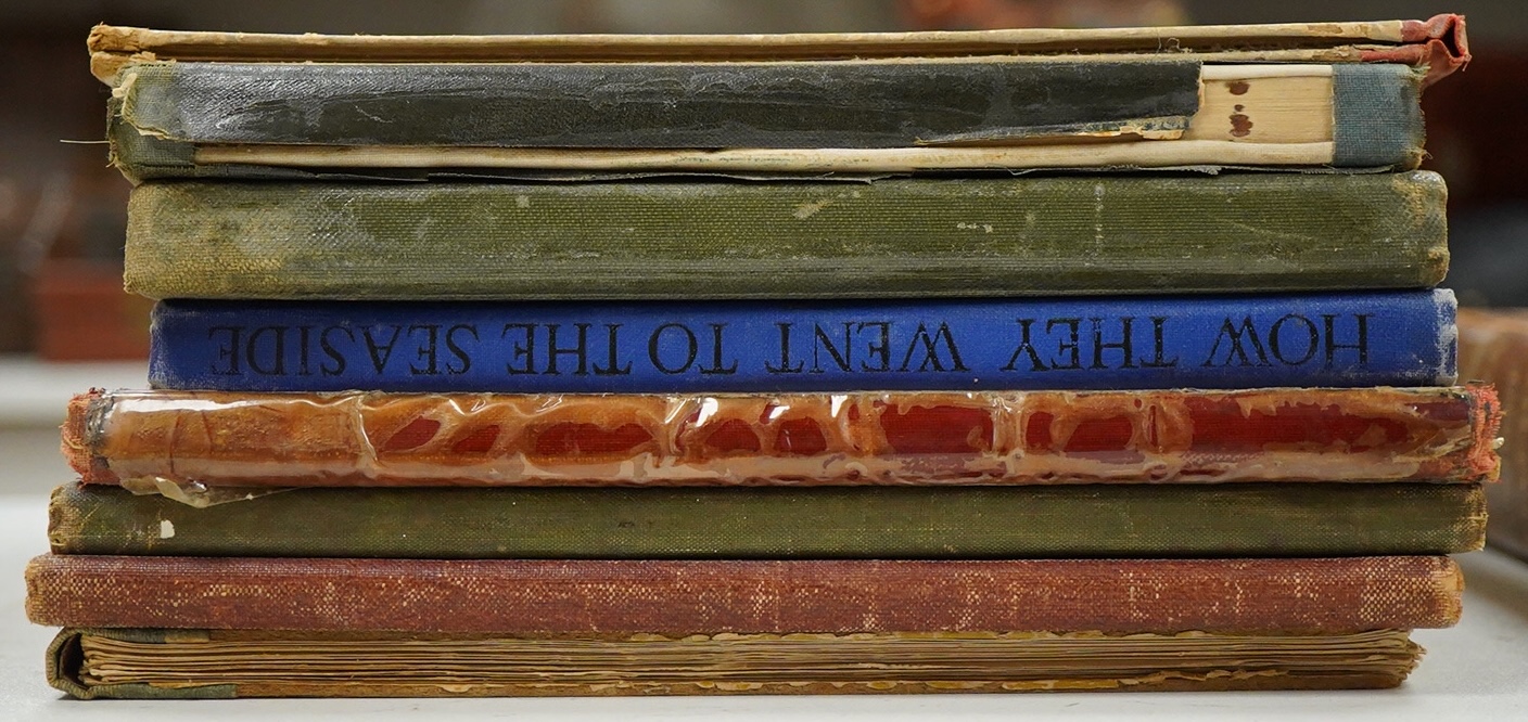 Praeger, Sophia, Rosamond - 8 works - How We Went to School, [1903]; How They Came Home From School, [1911]; How They Went to the Seaside, [1909] and The Olde Irishe Rimes of Brian O’Linn, 1901; The Tale of the Little Tw